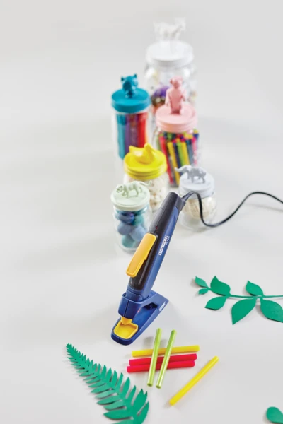 Rapid 5001704, Hot glue gun, Mėlyna, 60 s, 7 mm, AC, 2 m