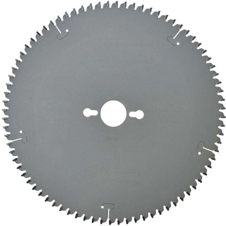Pjov. diskas medienai DeWalt 260mmx30mm 80T