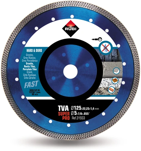 Pjovimo diskas Rubi TVA 125, 125 mm x 22.23 mm x 1.4 mm