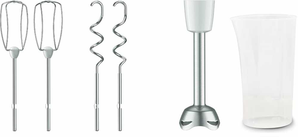 Plakiklis TEFAL | Hand Mixer | PrepMix+ HT462138 | Hand Mixer | 500 W | Greičių skaičius 5 | Turbo mode | Baltas