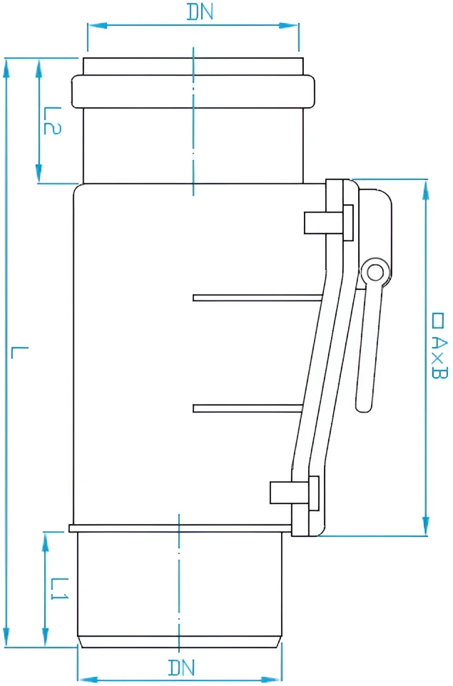 Sąvarža PLASTBRNO KGRE 110mm Pilka