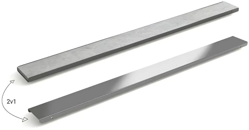Plastbrno Dušo latakas su NT grotelėmis 2in1, ilgis 850 mm