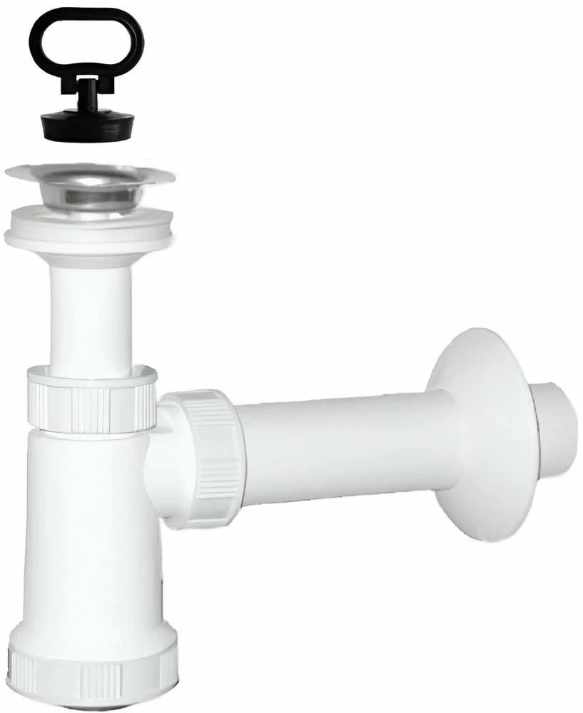 Plastbrno Praustuvo sifonas EU0N342 1 1 4x40 mm, su išleidimo anga