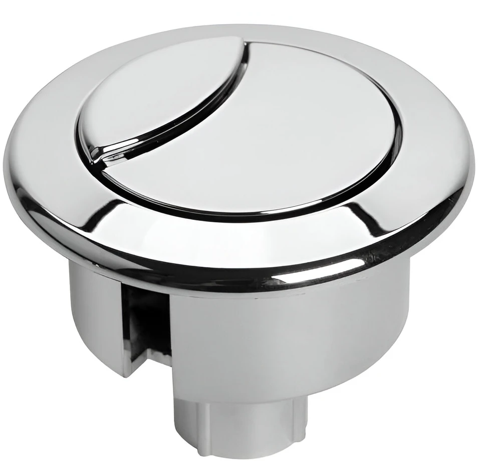 Plastbrno WC nuleidimo mechanizmas OVDC001 Dvigubas mygtukas, chromuotas