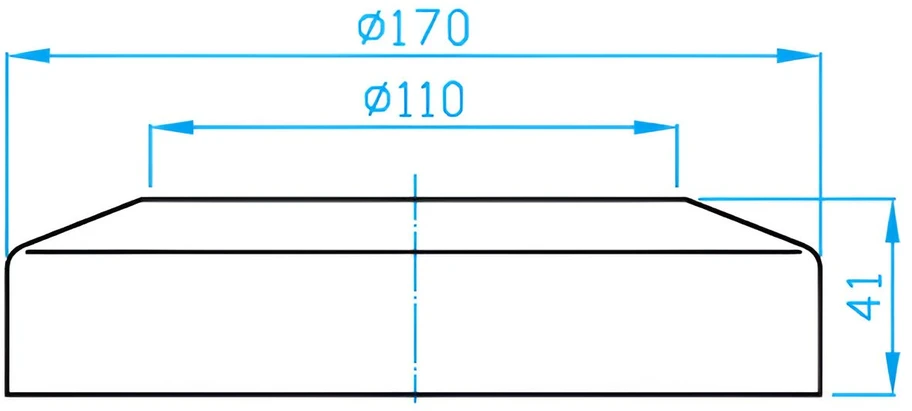 Plastbrno Prevex Wc rozetė KR00000 110mm