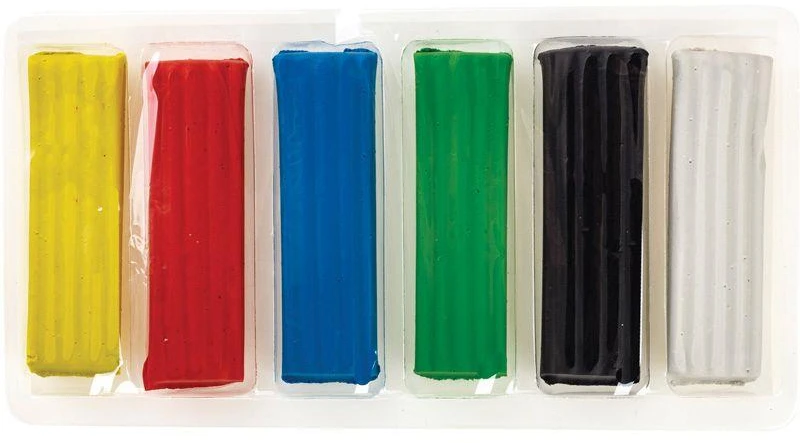 Plastilinas CENTRUM. 6 spalvos