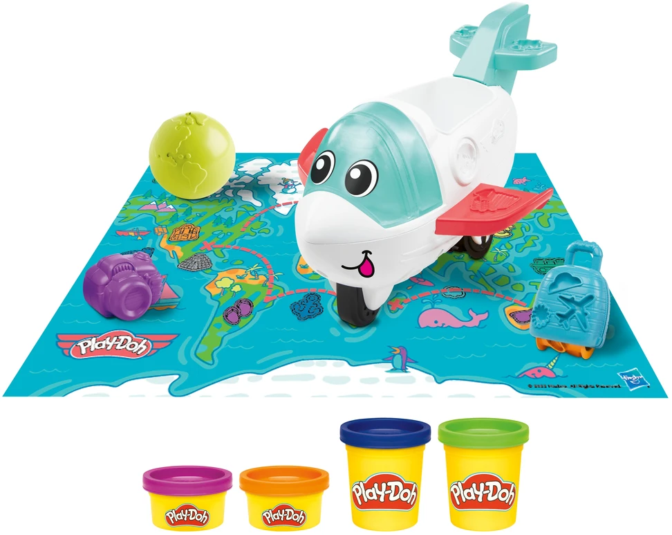 PLAY-DOH Rinkinys „Kelionės lėktuvu“