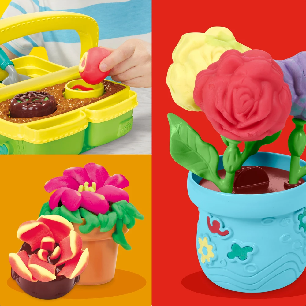 Plastilinas Hasbro Play-Doh Blooming Flowers