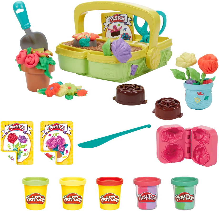 Plastilinas Hasbro Play-Doh Blooming Flowers
