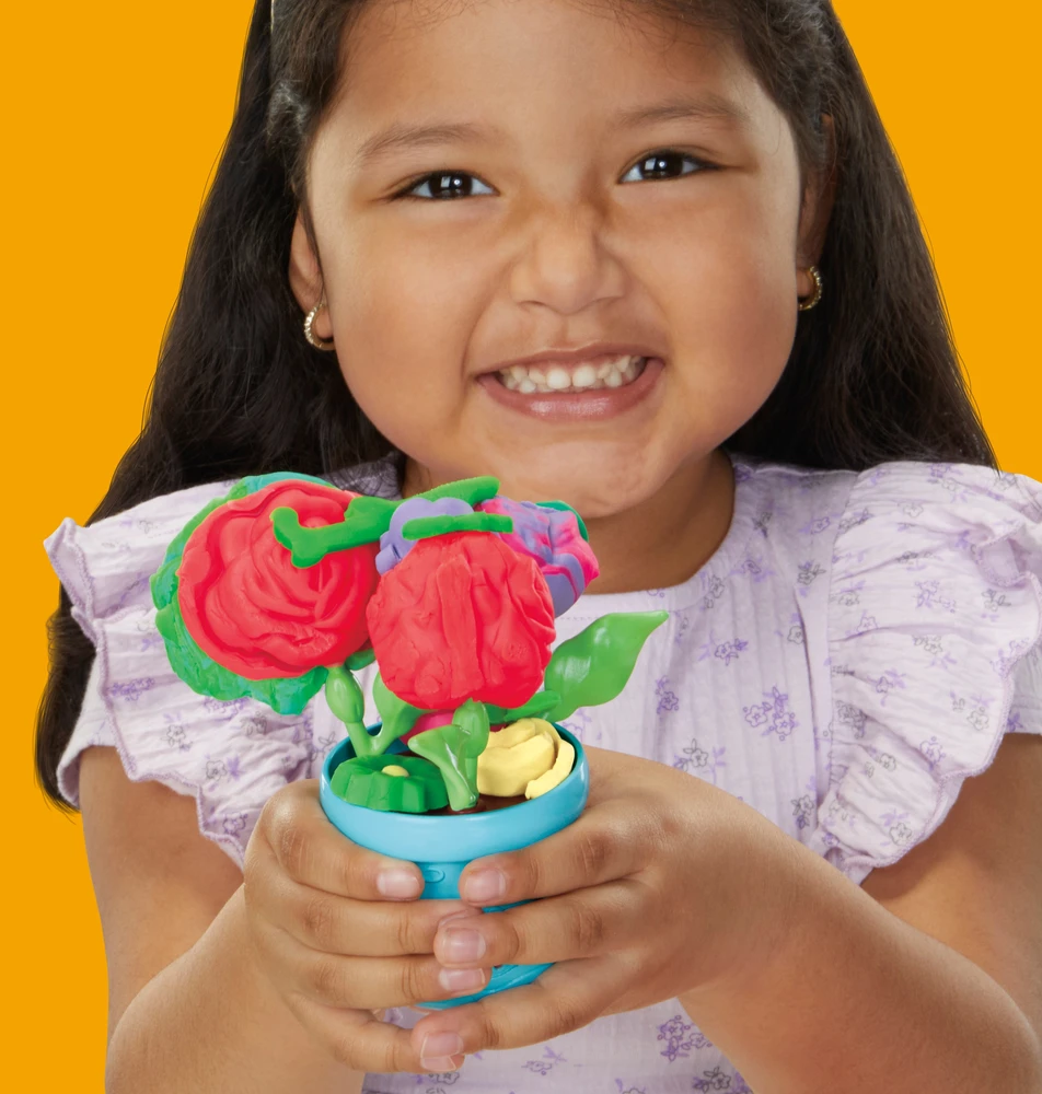 Plastilinas Hasbro Play-Doh Blooming Flowers