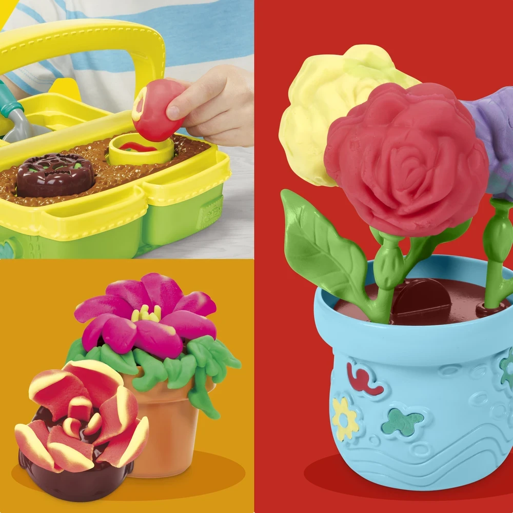 Plastilinas Hasbro Play-Doh Blooming Flowers