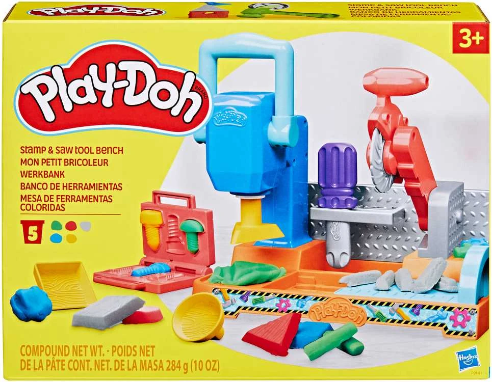 Modelinas Hasbro Play-Doh Dirbtuvės, įvairių spalvų, 415 g