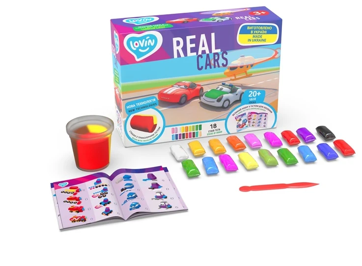 Plastilinas Lovin Real Cars ETC41191