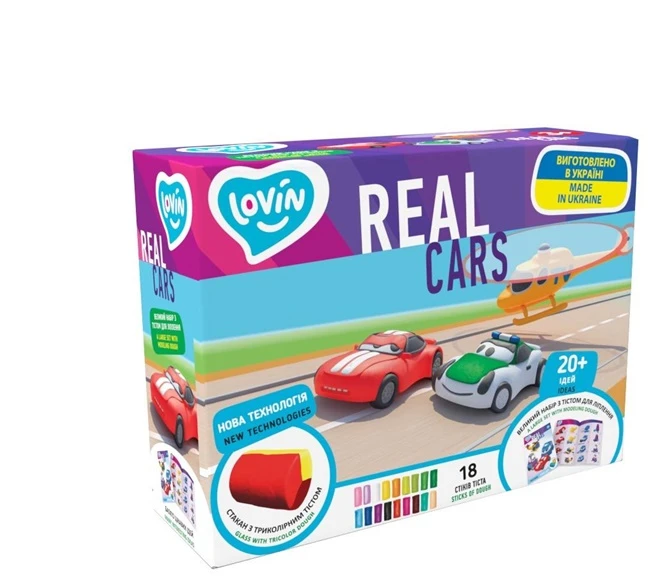 Plastilinas Lovin Real Cars ETC41191