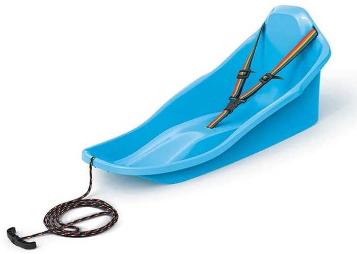 Plastikinės rogės Prosperplast, mėlyna, 72 cm x 37 cm