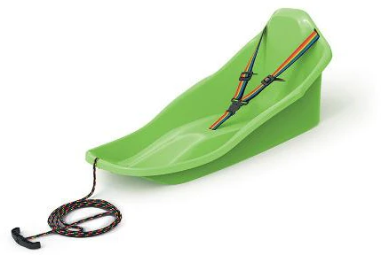 Plastikinės rogės Prosperplast, žalia, 72 cm x 37 cm