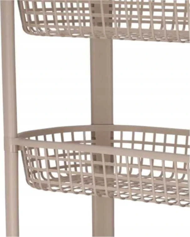 KOOPMAN Mobilus 4-tiekis vežimėlis 46,5x26x79 cm - Sandėliavimo trolis