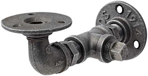 Lentynos laikiklis Dolle Cast, 170x60 mm, pilka