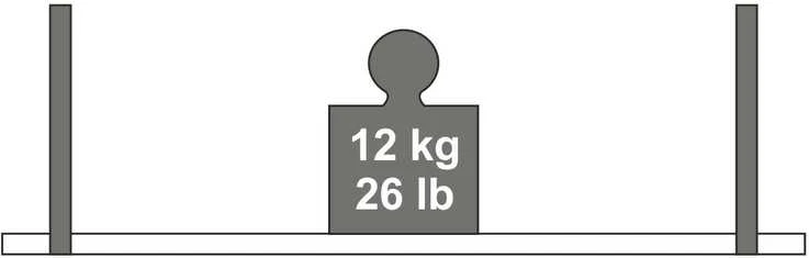 Lentynos laikiklis Dolle Loop, 240x250 mm, ruda, 2 vnt.