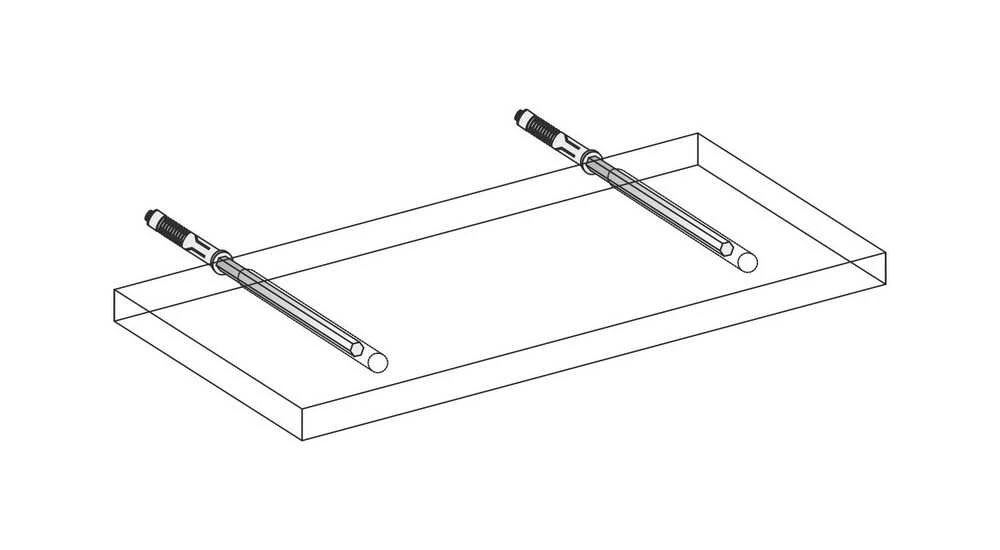 Plauktu turētājs Dolle StrongFix, 17.2x1.2 cm, pelēka krās., 2 gab.