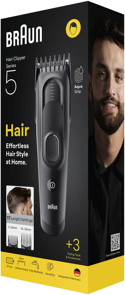 Plaukų kirpimo mašinėlė Braun 5 HC5530