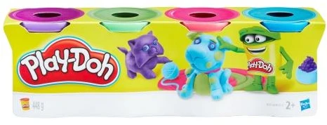 PLAY-DOH Plastilino rinkinys, 4 vnt.