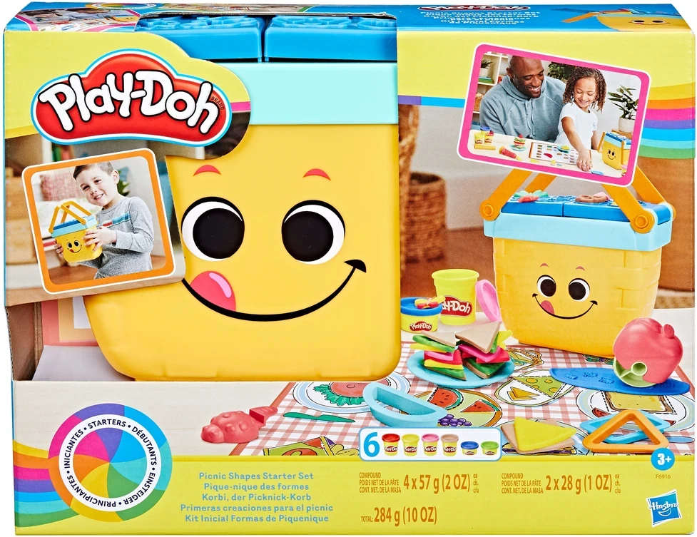 Play-Doh Plastilinas Hasbro Star Wars Picnic Shapes Starter Set, įvairių spalvų