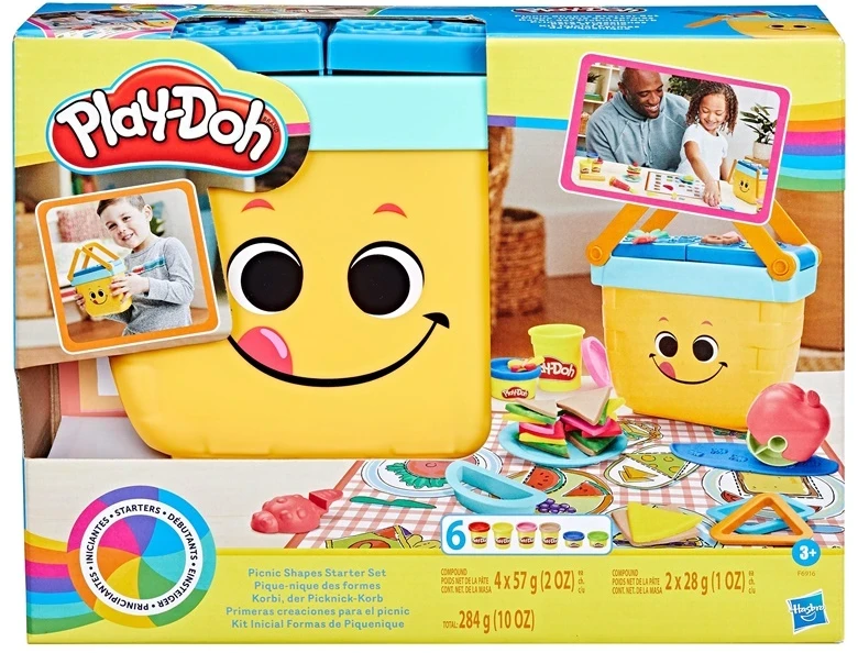 Play-Doh Plastilinas Hasbro Star Wars Picnic Shapes Starter Set, įvairių spalvų