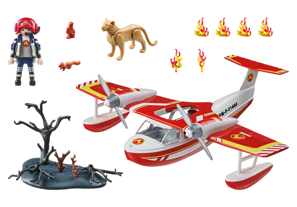 PLAYMOBIL ACTION HEROES Ugniagesių lėktuvas 71463