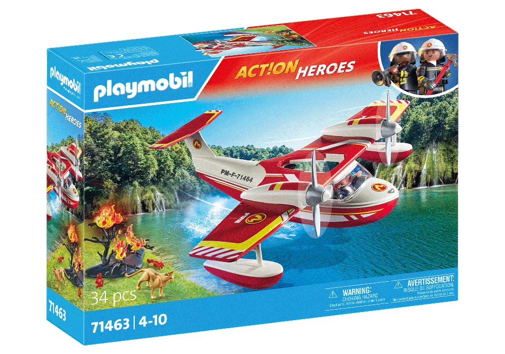 PLAYMOBIL ACTION HEROES Ugniagesių lėktuvas 71463