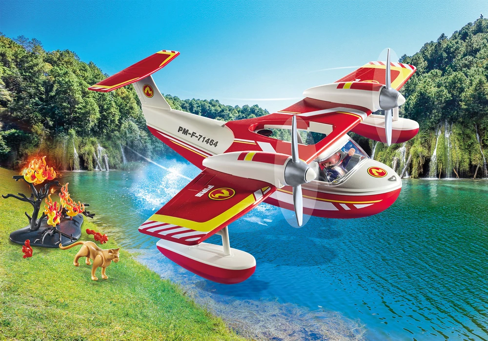 PLAYMOBIL ACTION HEROES Ugniagesių lėktuvas 71463