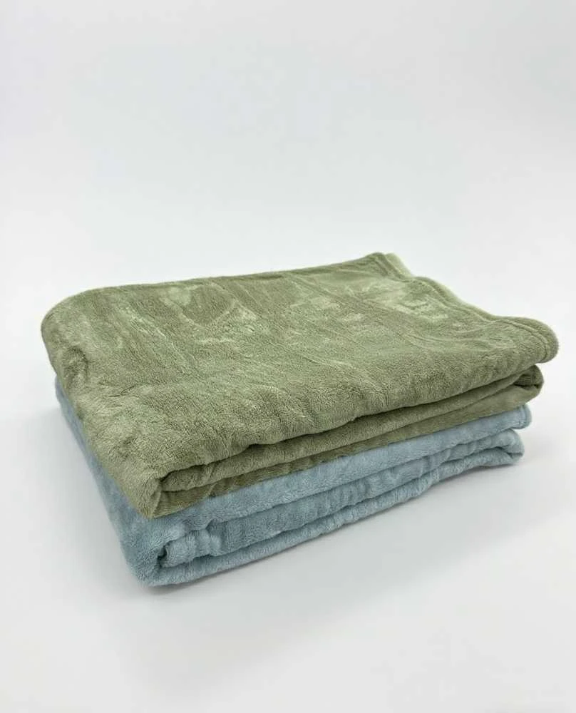 Domoletti PLAID BLANKET COLAR 140X200 Žalias NO.90