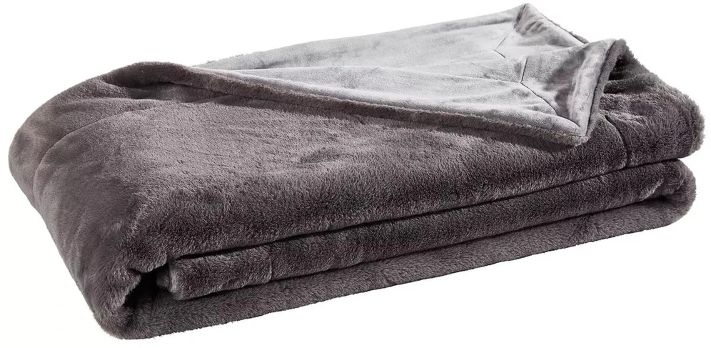 Domoletti Fur Blanket 150X200 300/180 GSM D. Pilkas