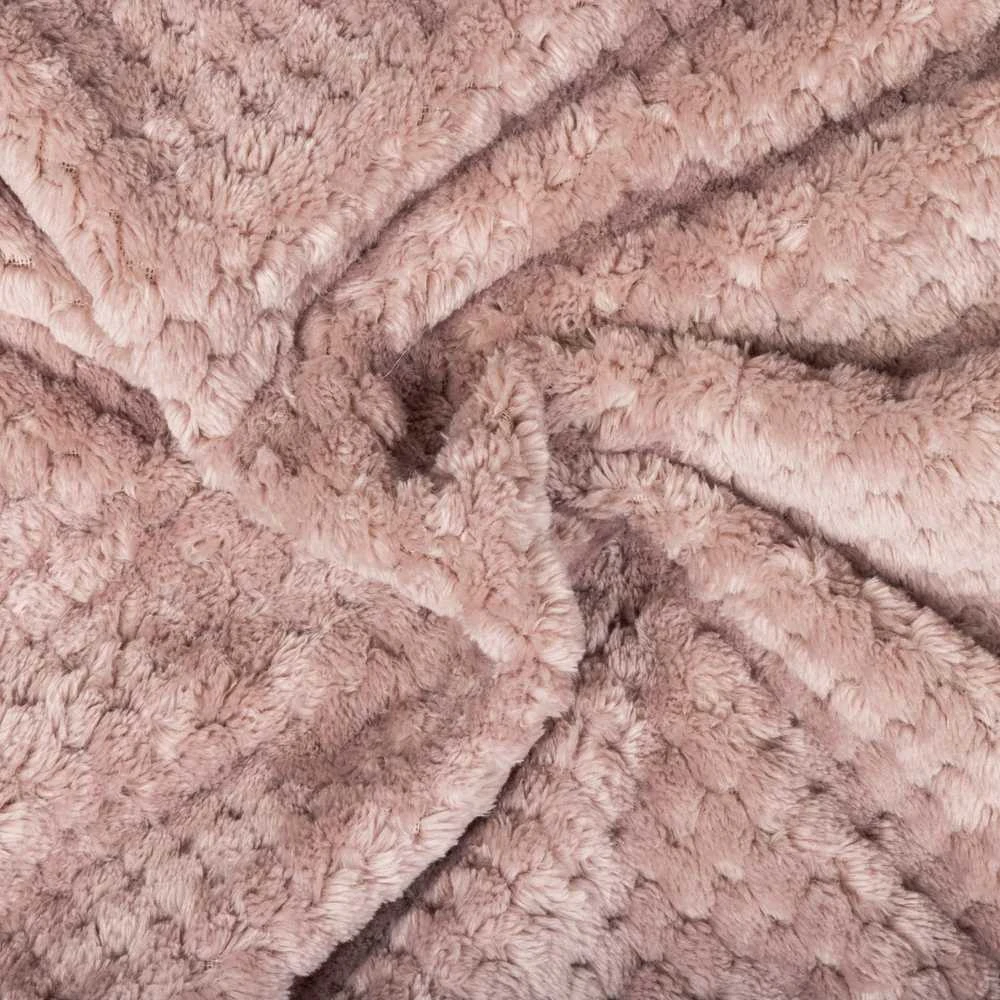 Domoletti BLANKET WAFFLE FLANNEL 150X200 MAUVE