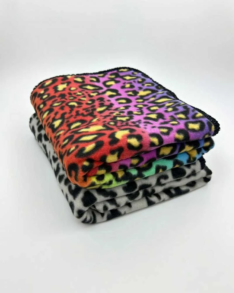 Monroe PLAID BLANKET POLAR 130X160 LEO COLORS