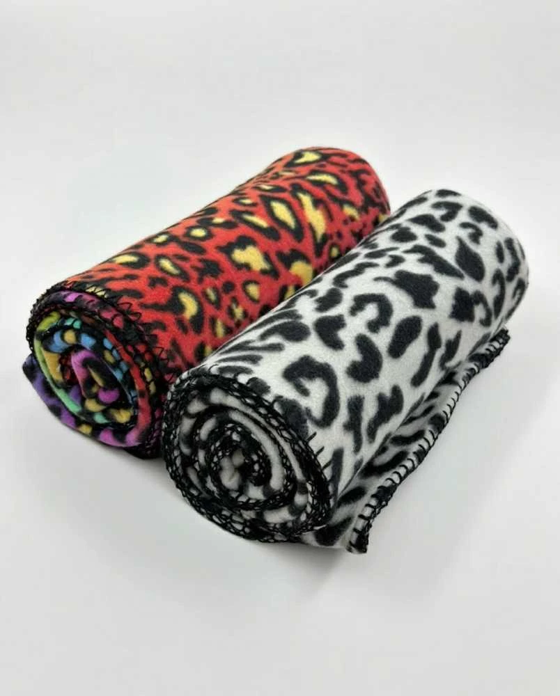 Monroe PLAID BLANKET POLAR 130X160 LEO COLORS