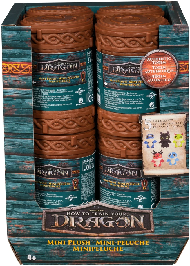 DRAGONS Pliušinis žaislas, 7,6 cm