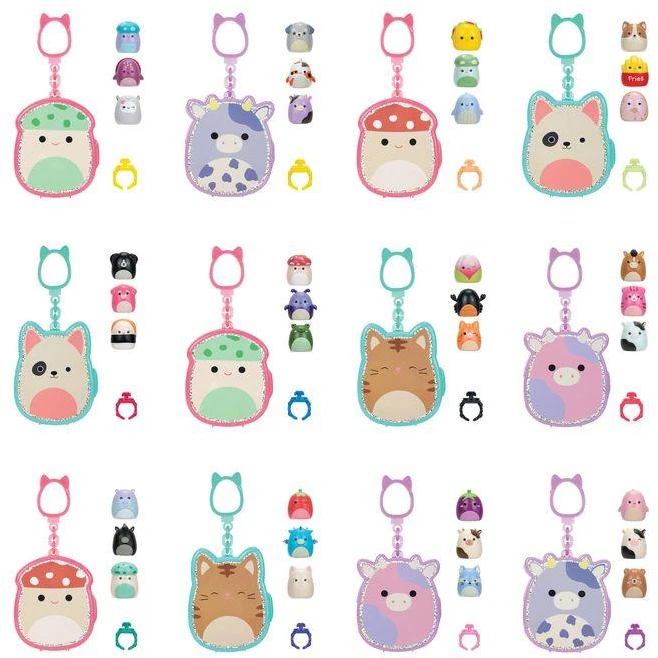 Pliušinis žaislas Squishmallows 3 figūros