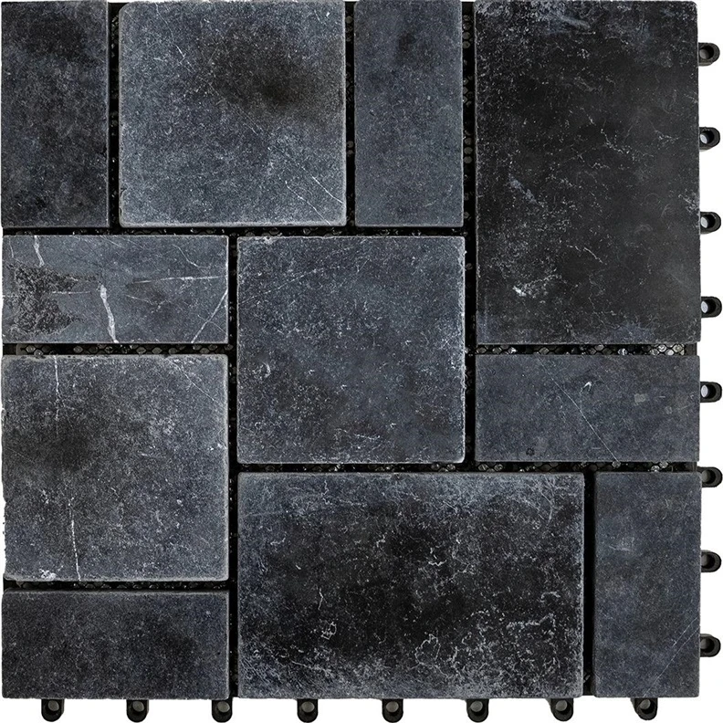 Plytelės Garden Center D531PC. 30 cm x 30 cm x 2 cm. juoda