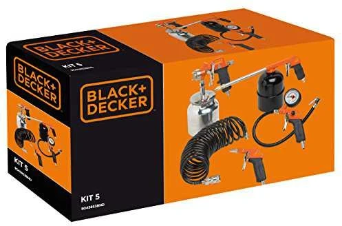 Black & Decker Pneumatinių įrankių komplektas Juodas & Decker 9045853BND, 4 Bar, Pneumatinis