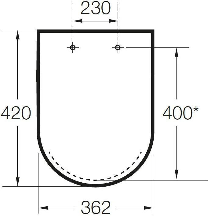 Unitazo dangtis JIKA TIGO H8903850, lėtai užsidarantis