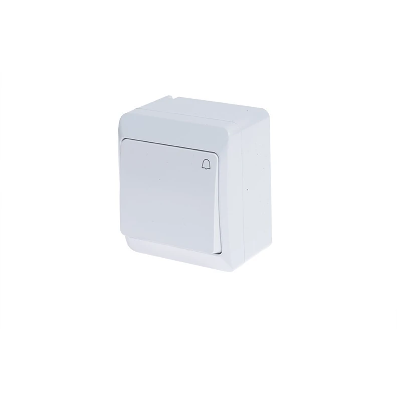 Mygtukas Elektro-Plast Hermes, 1 kl., balta sp.