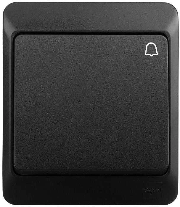 Mygtukas Elektro-Plast Hermes, 1 kl., juoda sp.