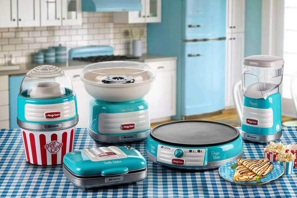Popkorna aparāts Ariete 2956/01 Mėlyna PopCorn Party Time, 1100 W, zila krās.