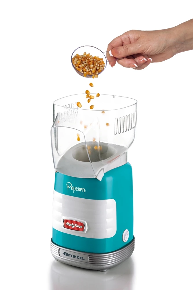 Popkorna aparāts Ariete 2956/01 Mėlyna PopCorn Party Time, 1100 W, zila krās.