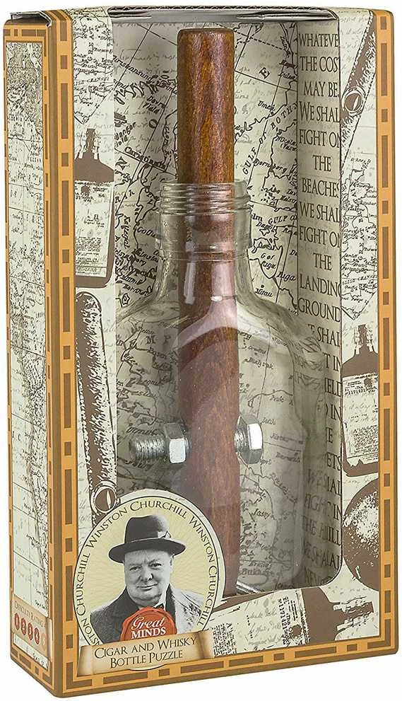 Brain_Games Stalo žaidimas Brain Games Churchill's Whisky Bottle