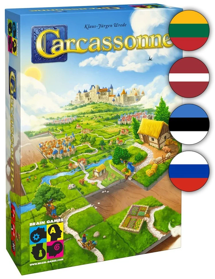 Brain_Games Stalo žaidimas CARCASSONE BALTIC