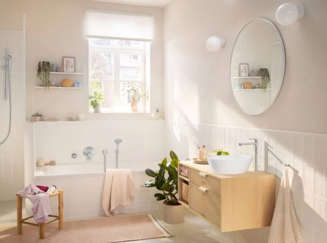 Hansgrohe praustuvo maišytuvas Rebris S 240 CoolStart, chromo spalvos (72580000)