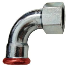 Press elbow Assotherm FF. 1/2 inch. Ø15 mm