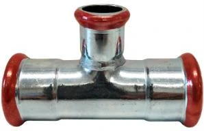 Press fitting tee Assotherm. 22X18 mm – press